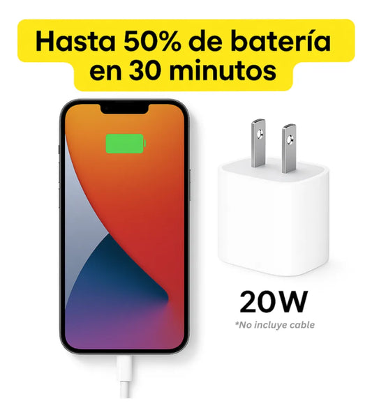 CARGADOR IPHONE (20W) CON CABLE